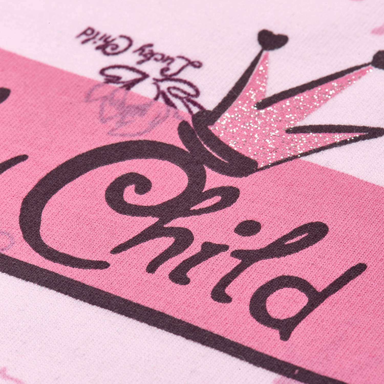 Пижама Lucky Child 45-412к/0-2/розовый/короны - фото 4