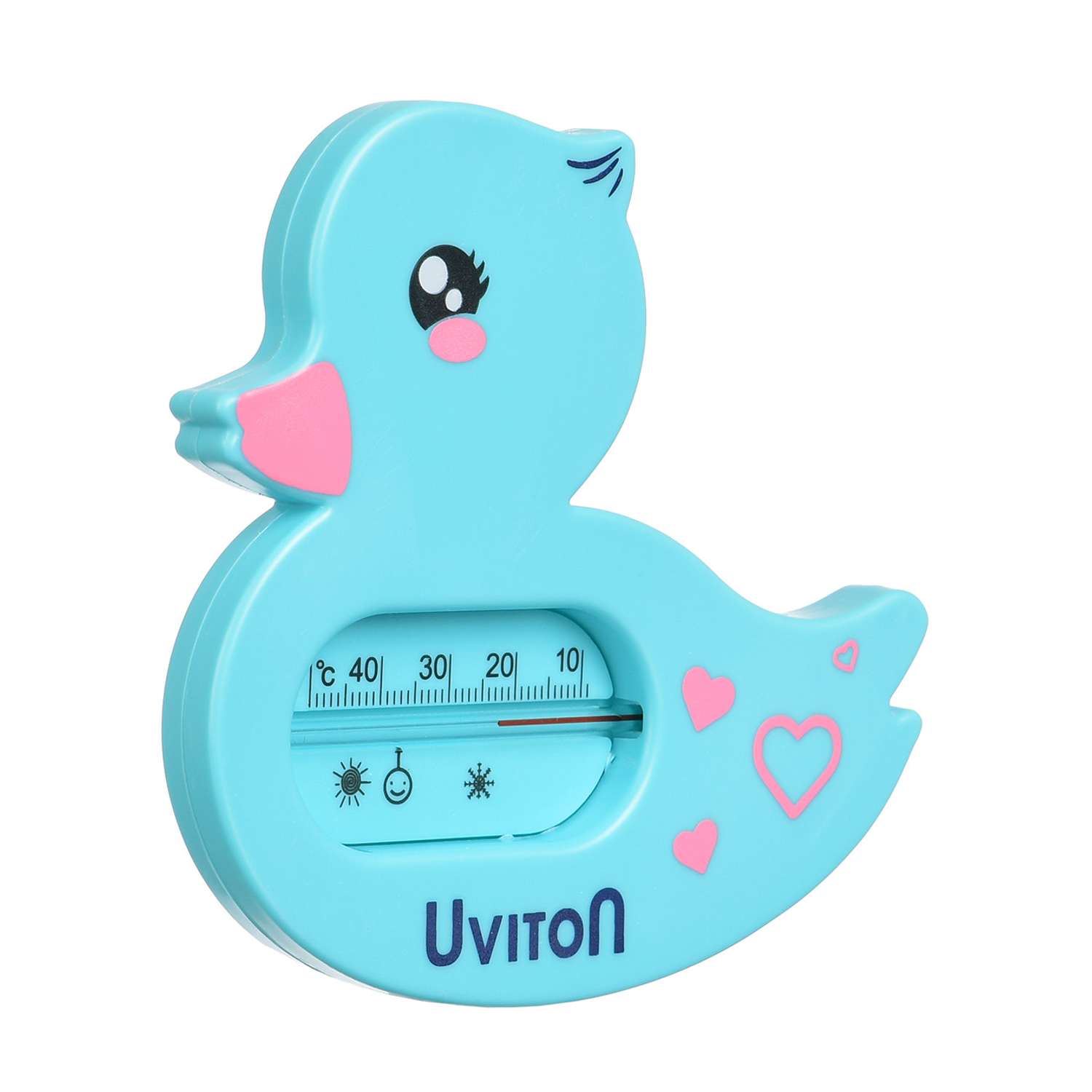 Термометр для воды Uviton для купания новрожденных арт Уточка бирюзовая - фото 2