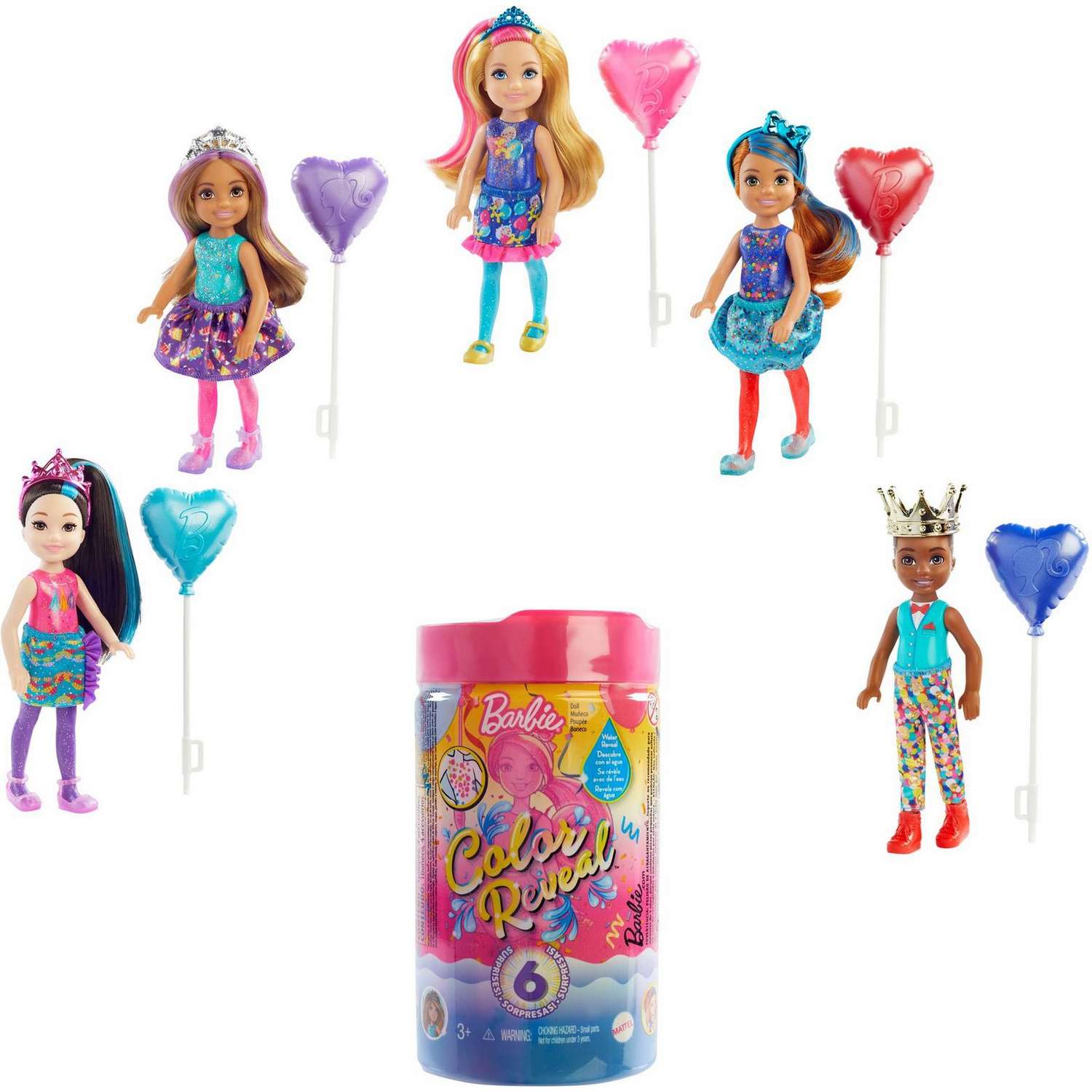 Кукла Barbie Челси в ярких нарядах для вечеринки в непрозрачной упаковке (Сюрприз) GTT26 GTT26 - фото 8
