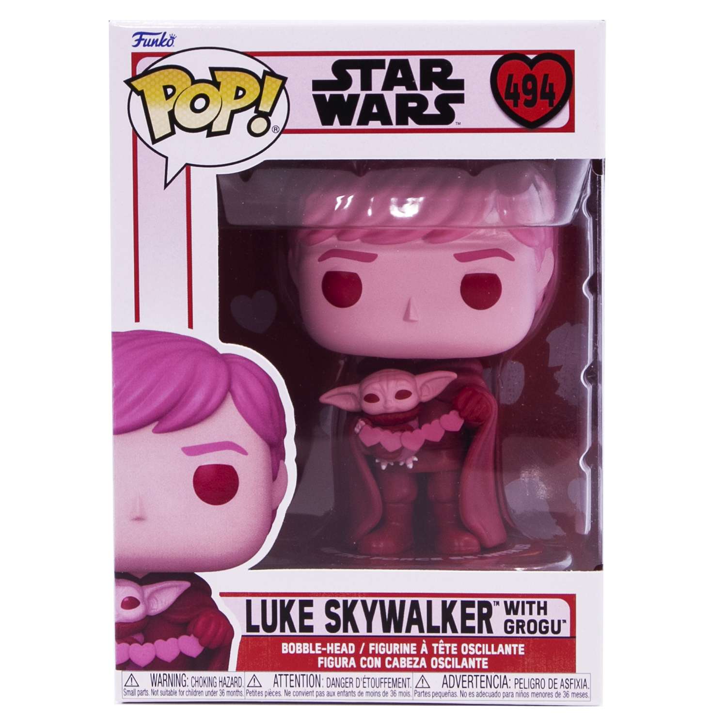 Игрушка Funko Pop Star Wars Valentines Luke Skywalker With Grogu 60125 Fun25492126 - фото 5