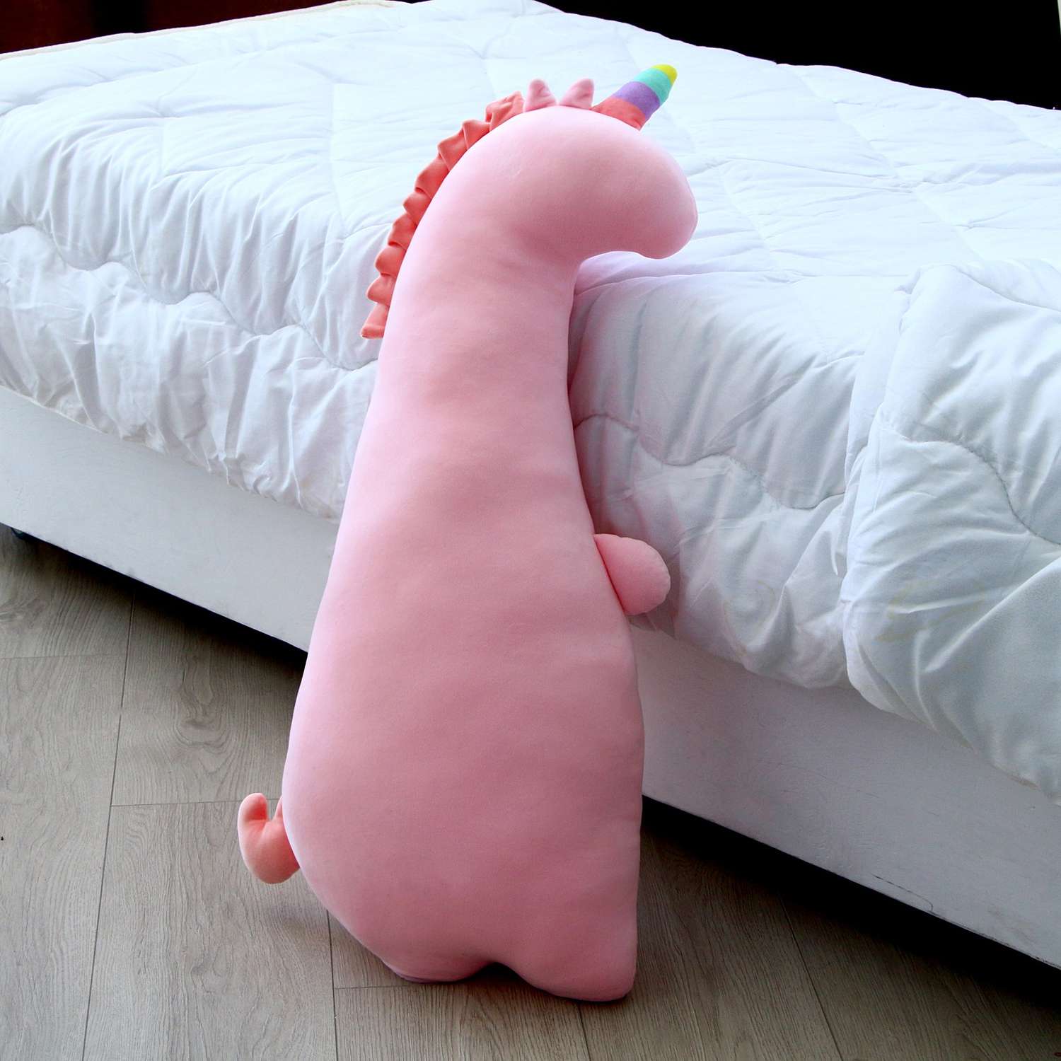 Мягкая игрушка Sima-Land подушка «Единорожка» 80 см цвет розовый - фото 2