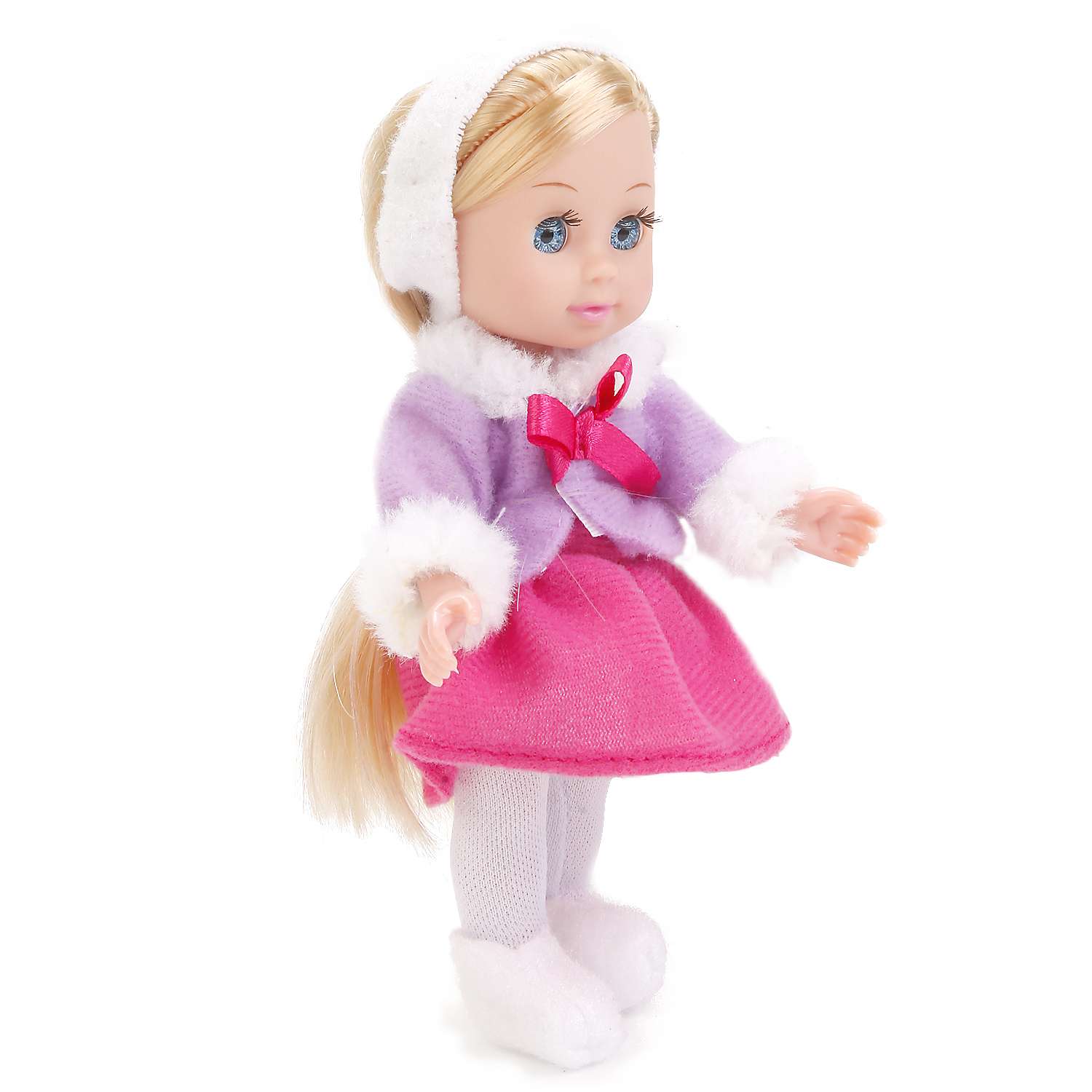 Кукла Карапуз Машенька в фиолетовой кофточке 234533 - фото 1
