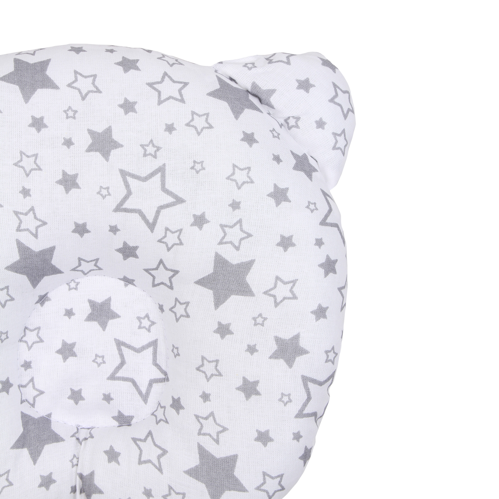 Подушка AmaroBaby анатомическая First Pillow Звездопад серый - фото 2