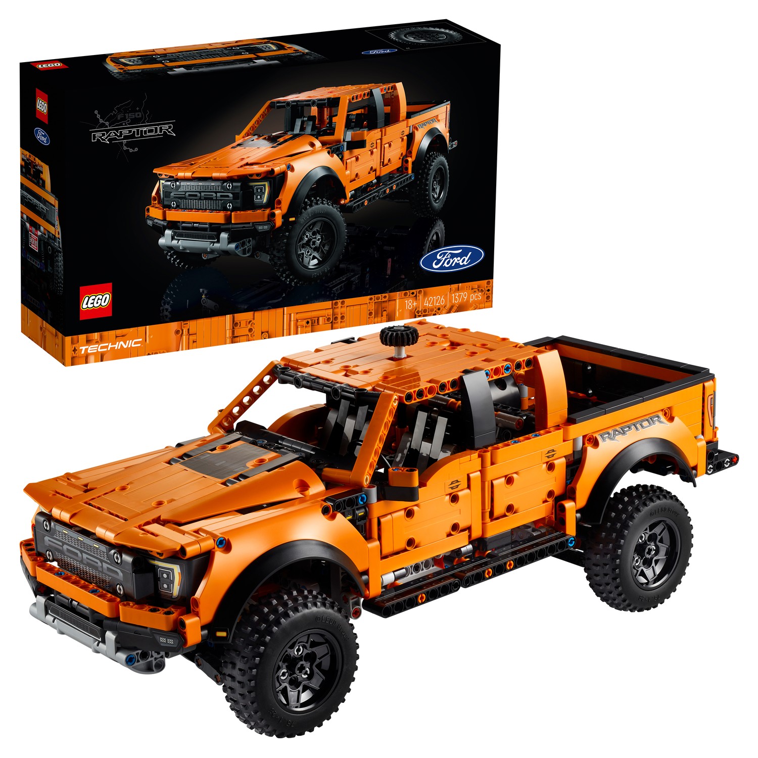 Конструктор LEGO Technic Ford F-150 Raptor 42126 купить по цене 12999 ₽ в  интернет-магазине Детский мир