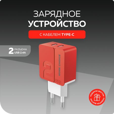 Сетевое зарядное устройство More Choice NC46a