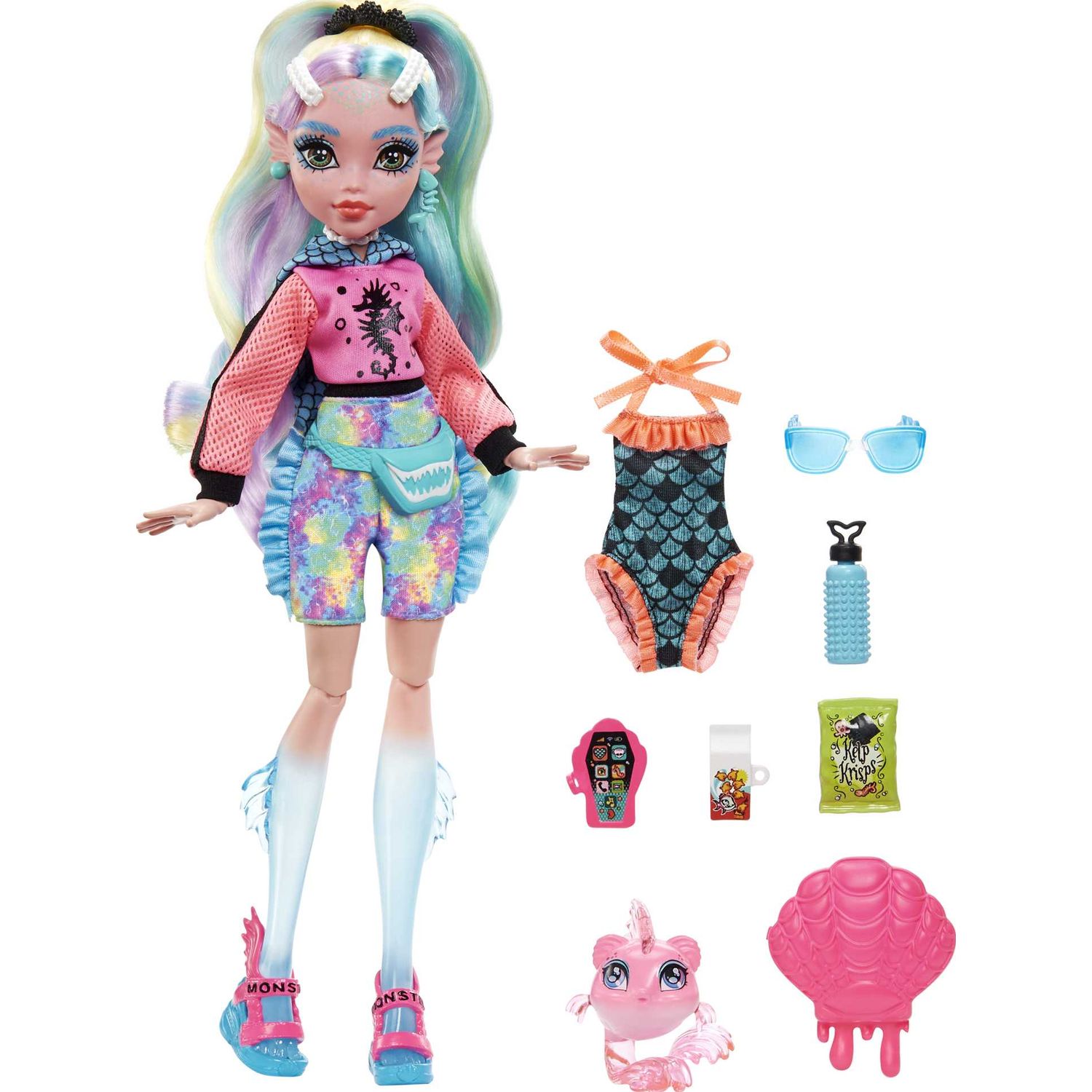 Кукла модельная Monster High Lagoona Blue HHK55 - фото 1