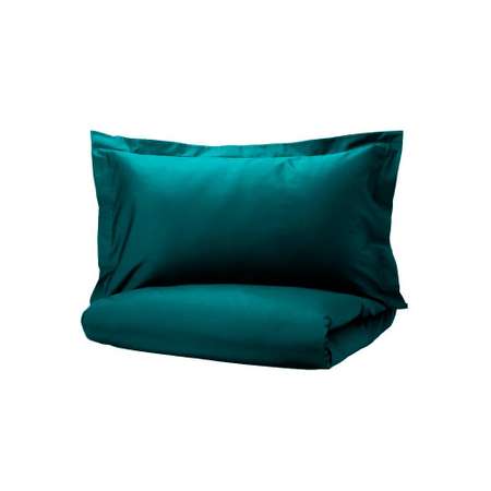 Комплект постельного белья Roomiroom односпальный NYAJASMIN 150x200/50x70 зеленый