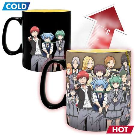 Кружка ABYStyle Assassination Classroom Mug Heat Change 460 ml Koro attacked x2 ABYMUG841