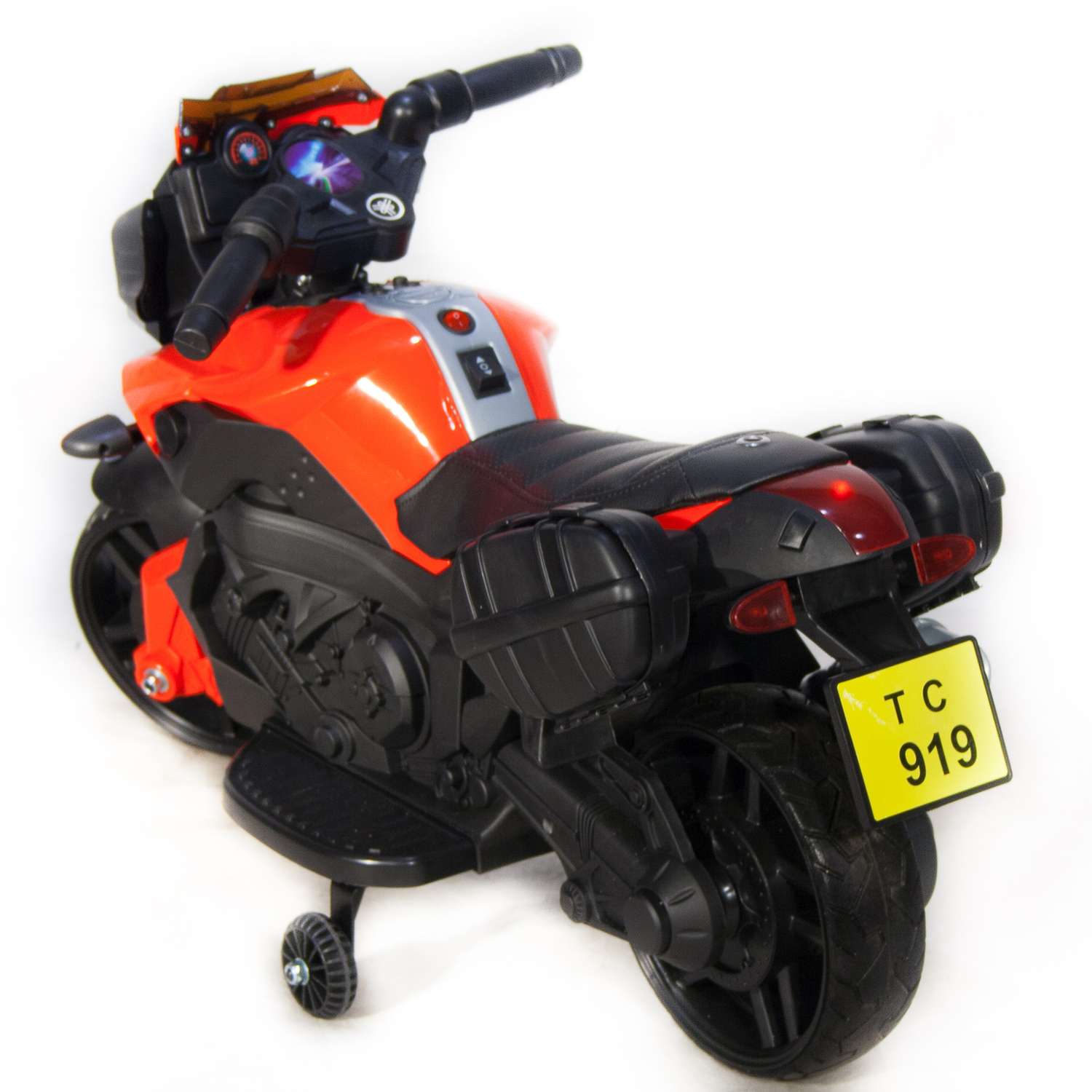 Электромобиль TOYLAND Мотоцикл Minimoto JC919 красный - фото 5