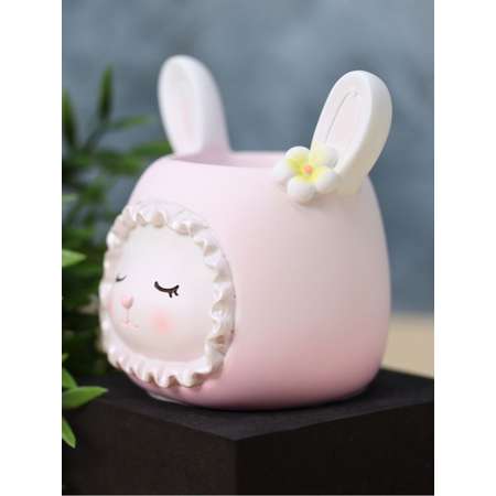 Подставка для канцелярии iLikeGift Lovely bunny pink