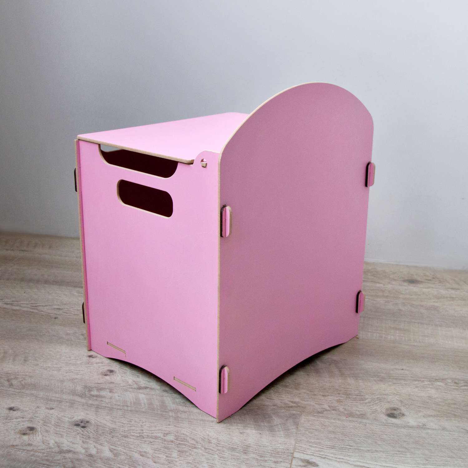 Ящик для хранения игрушек Alubalu розовый - фото 5