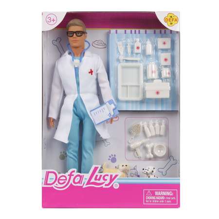 Кукла Доктор-мужчина Наша Игрушка в комплекте 23 предмета