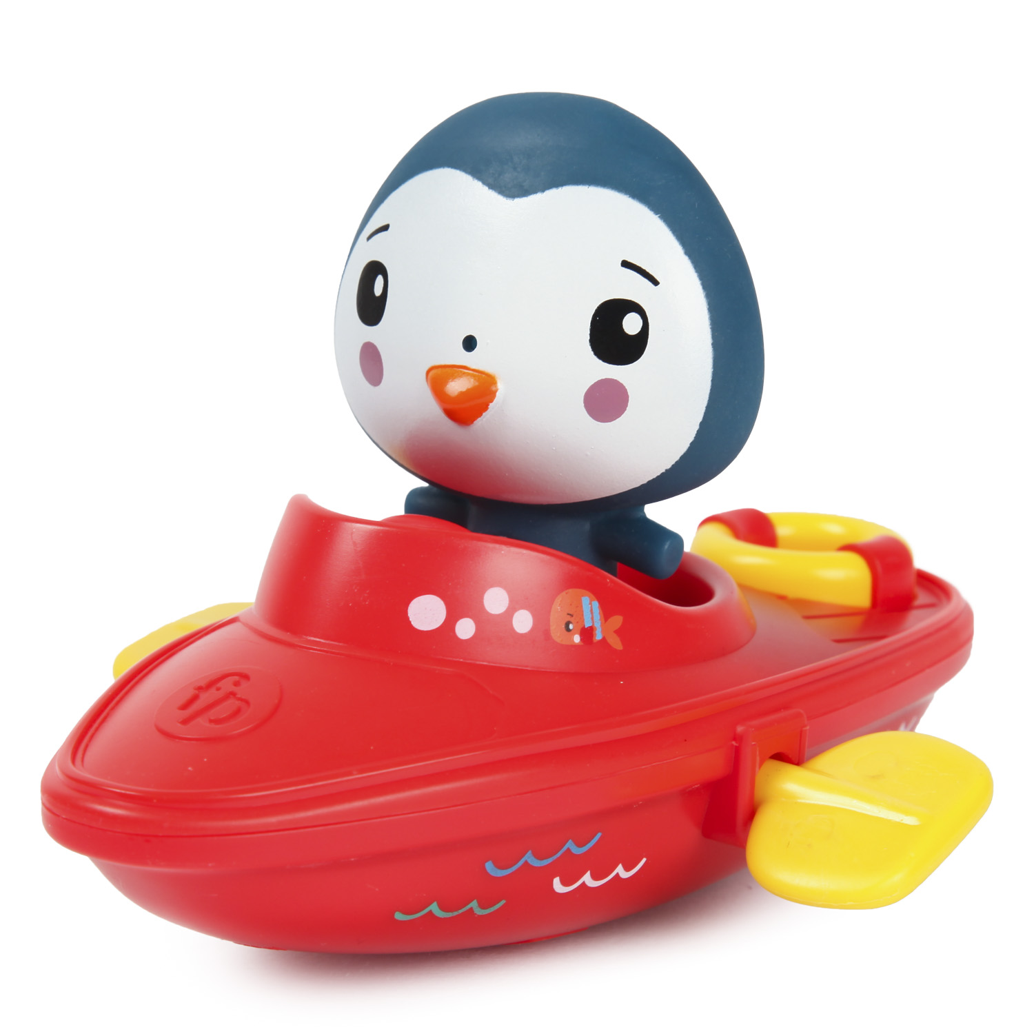 Игрушка для ванной Fisher Price Лодка с пингвином GMBT003C - фото 1