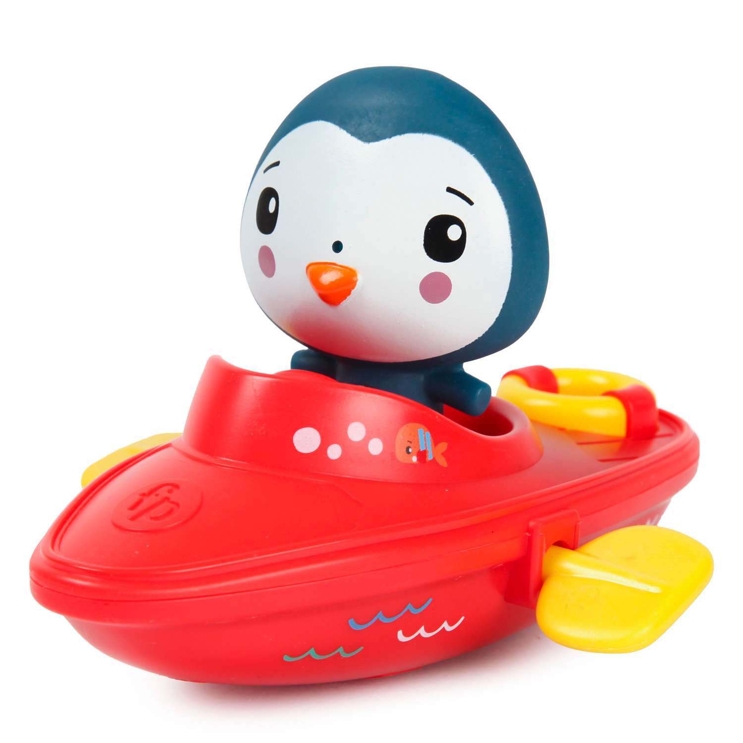 Игрушка для ванной Fisher Price Лодка с пингвином GMBT003C - фото 1