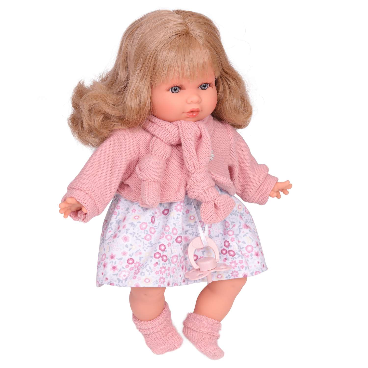 Кукла озвученная Antonio Juan Реборн Марисела в розовом 30 см плачет мягконабивная 13040 - фото 7