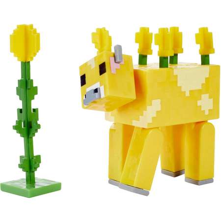Фигурка Minecraft Лютиковая корова с аксессуарами GTP11
