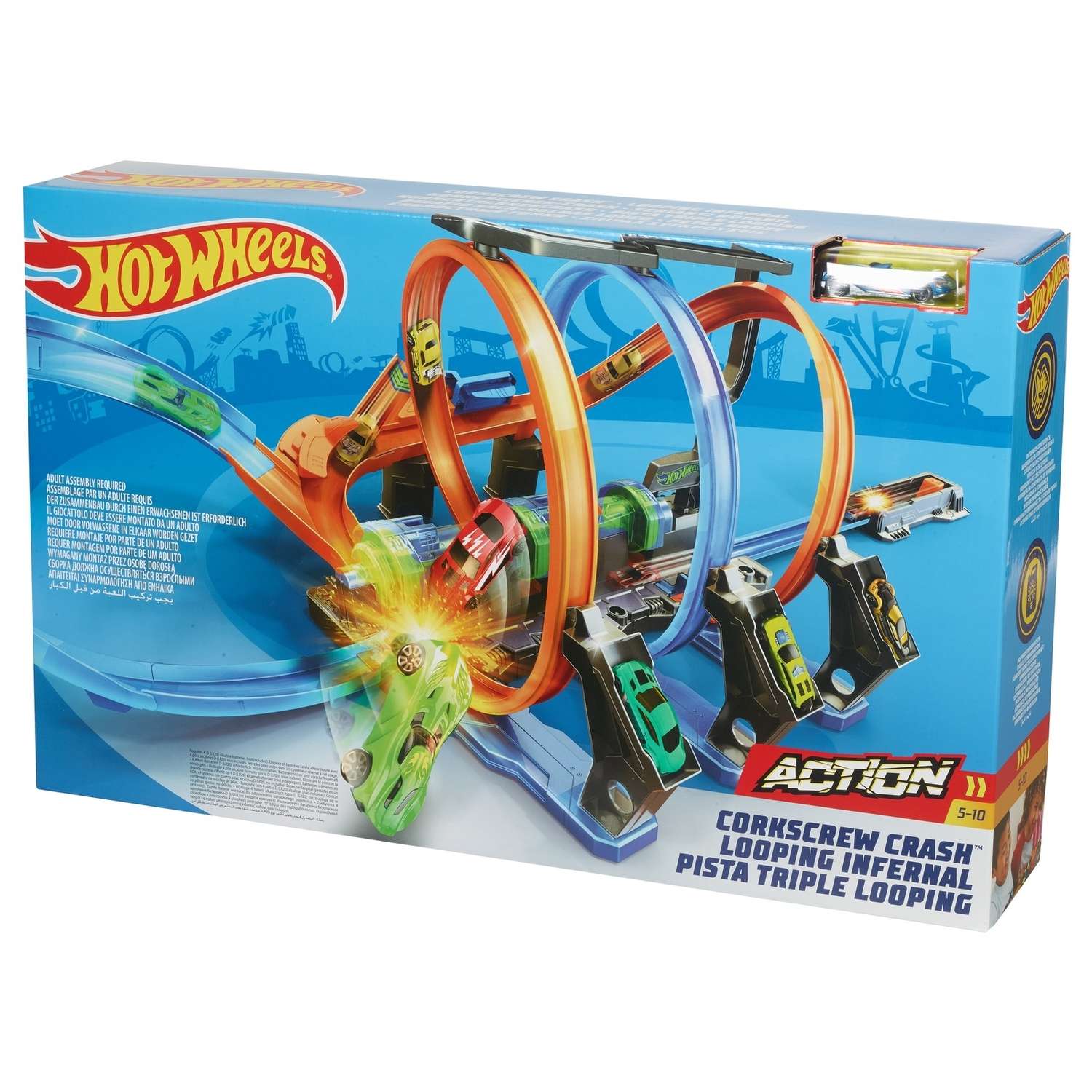 Набор hot wheels. Hot Wheels ftb65. Hot Wheels трек FTB 65. Набор hot Wheels винтовое столкновение. Трасса хот Вилс винтовое столкновение.