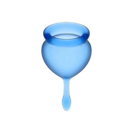 Менструальная чаша Satisfyer Free good Menstrual Cup blue набор 2 шт