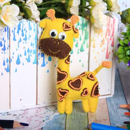 Набор для творчества Школа Талантов Жираф из фетра