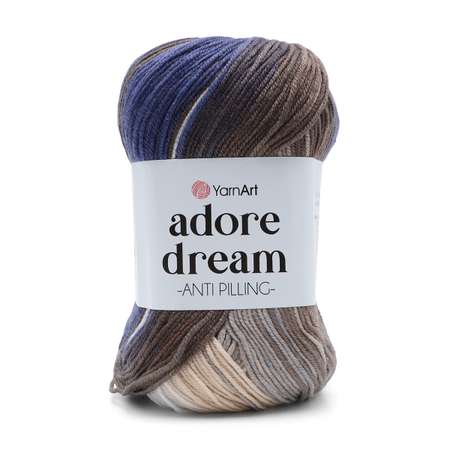 Пряжа для вязания YarnArt Adore Dream 100 гр 280 м акрил секционная анти-пиллинг 5 мотков 1050 секционный