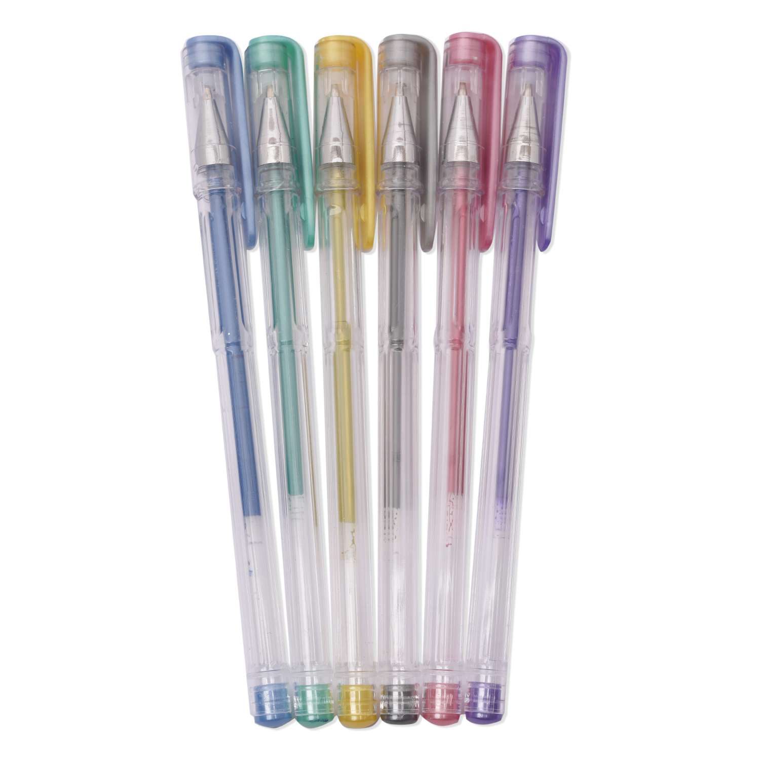 Ручки Silwerhof Цветландия гелевые 6 цветов - фото 1