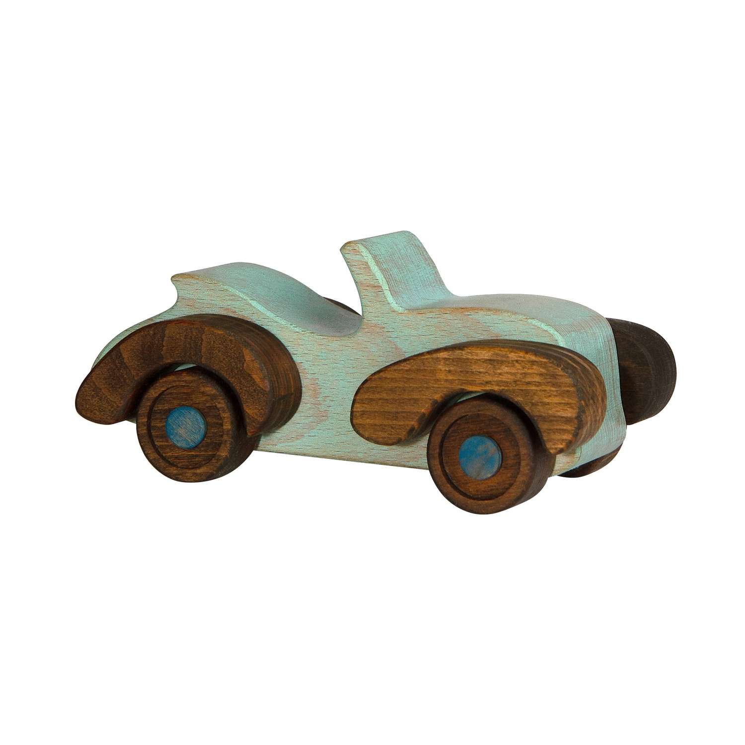 Машинка деревянная ToyMo Кабриолет Т21-РЕТ-01КА - фото 2