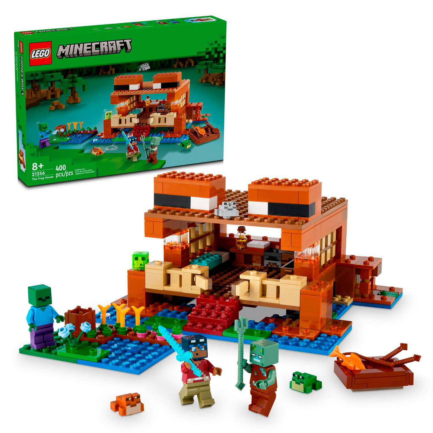 Конструктор детский LEGO Minecraft Лягушачий домик 21256 - фото 1