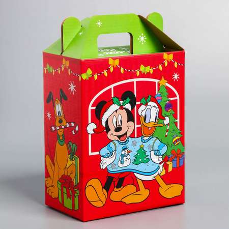 Подарочная коробка Disney «С Новым Годом!». Принцессы. 16×21×10 см