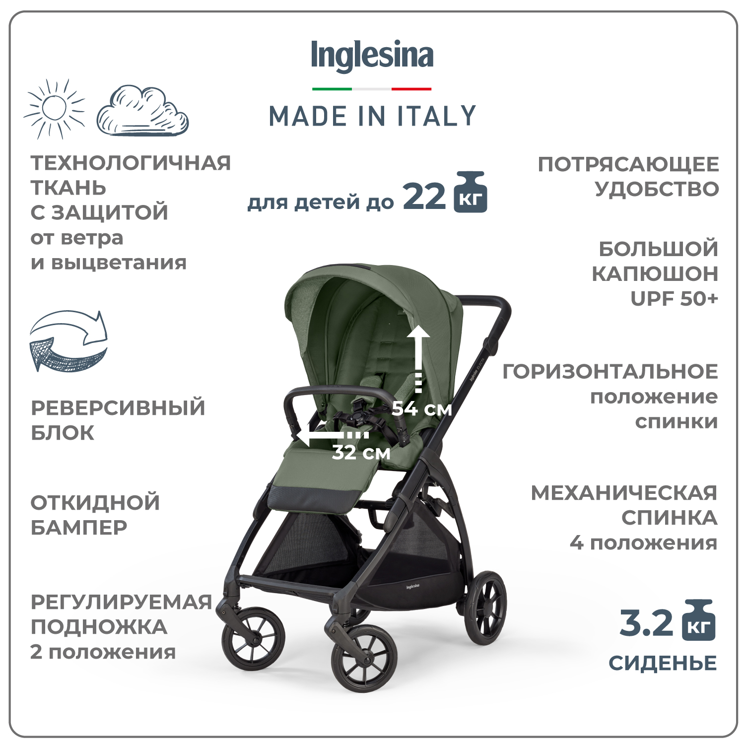 Коляска 3в1 Inglesina Electa - фото 7