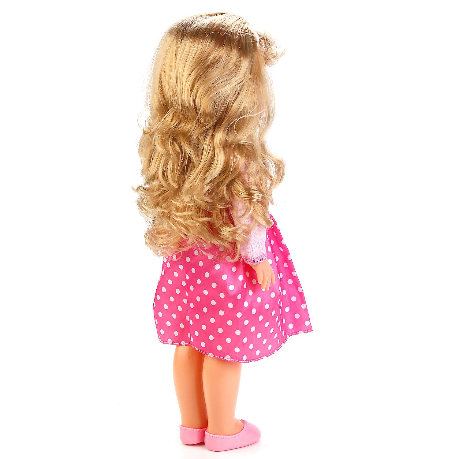 Кукла Карапуз интерактивная в розовом платье (POLI-15-A-RU) 236475 - фото 4