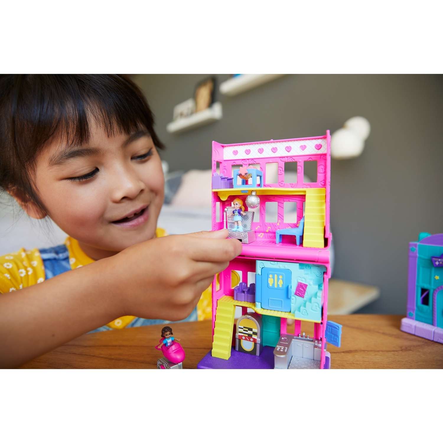 Набор игровой POLLY POCKET Полливиль станция Закусочная GGC30 GGC29 - фото 18