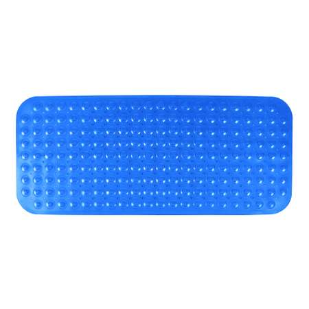 Коврик FOVERO для ванной SPA прозрачный Пузырьки 70х38 см синий