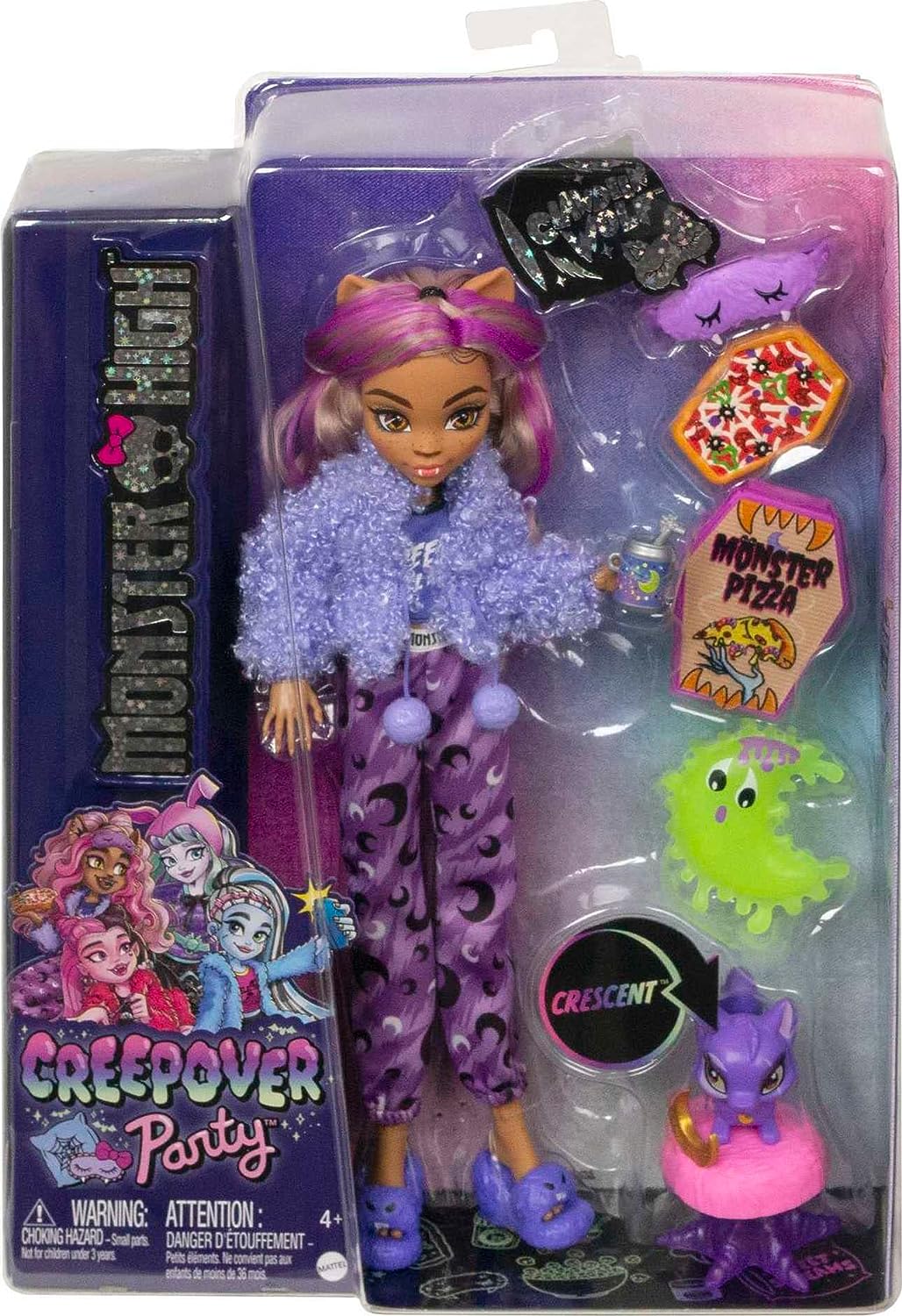 Кукла Monster High Creepover Party Clawdeen HKY67 купить по цене 3899 ₽ в  интернет-магазине Детский мир