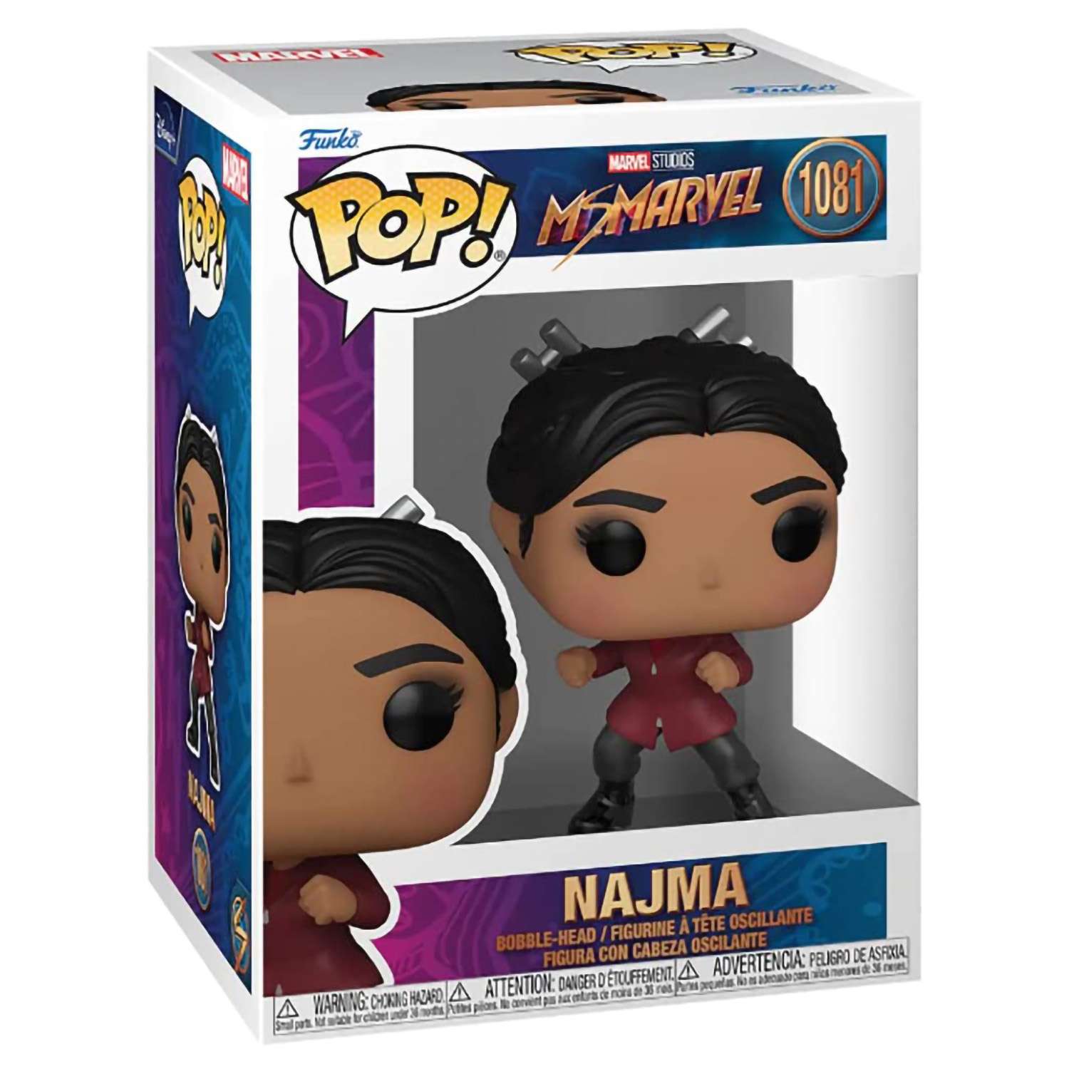 Фигурка Funko POP! TV Bobble Marvel Ms. Marvel Najma (1081) 59499 - фото 2