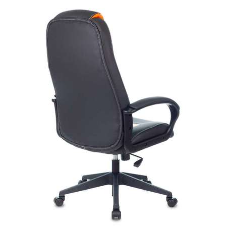 Кресло компьютерное Бюрократ Zombie 8 черный/оранжевый