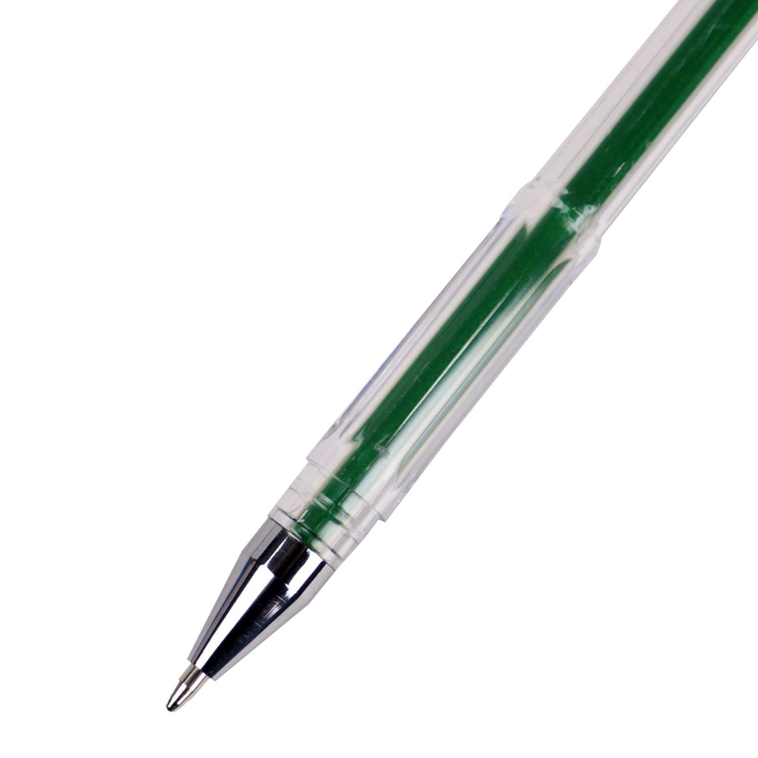Ручки гелевые Prof-Press 12 штук цветной металлик с подвесом - фото 5