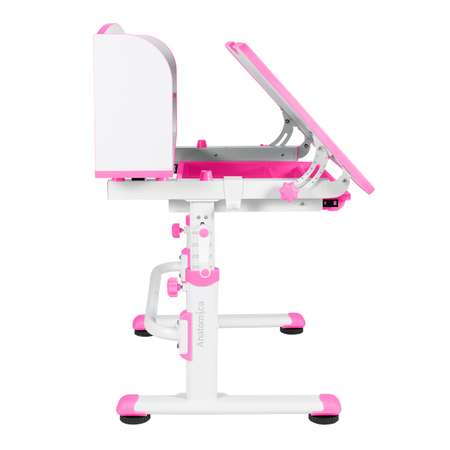 Комплект парта + стул Anatomica Legare белый/розовый