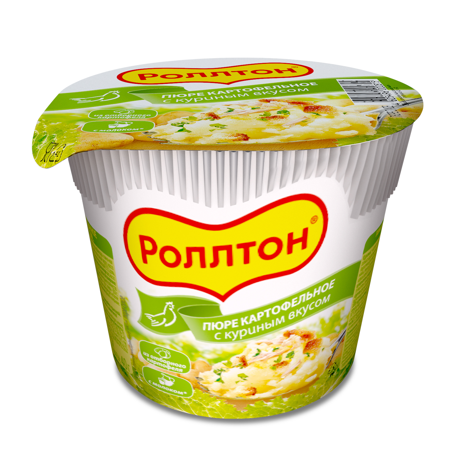 Пюре картофельное Роллтон сухое со вкусом курицы 40г - фото 1