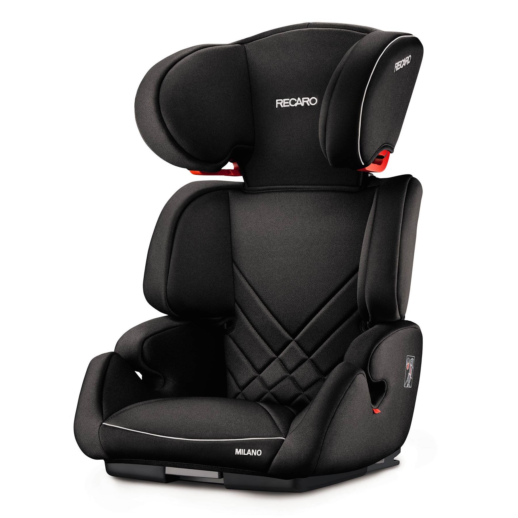 Автокресло Recaro Milano Seatfix Performance Black - фото 1