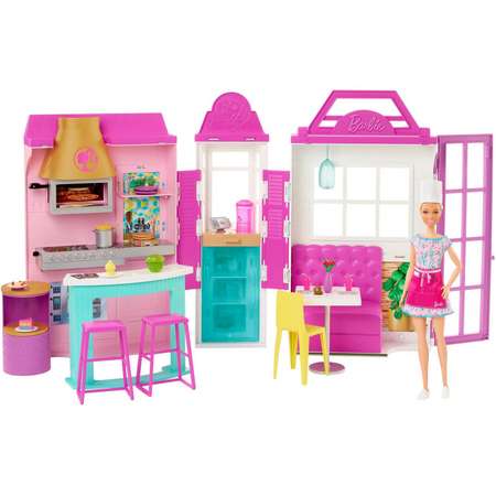 Набор игровой Barbie Гриль-ресторан с куклой HBB91