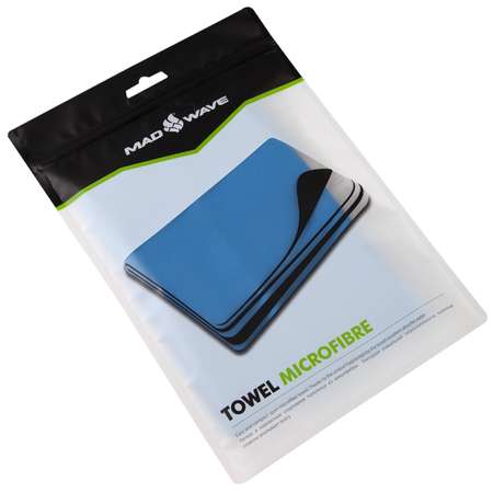 Полотенце из микрофибры Mad Wave Microfibre towel M0736 02 0 04W синее 40х80 см