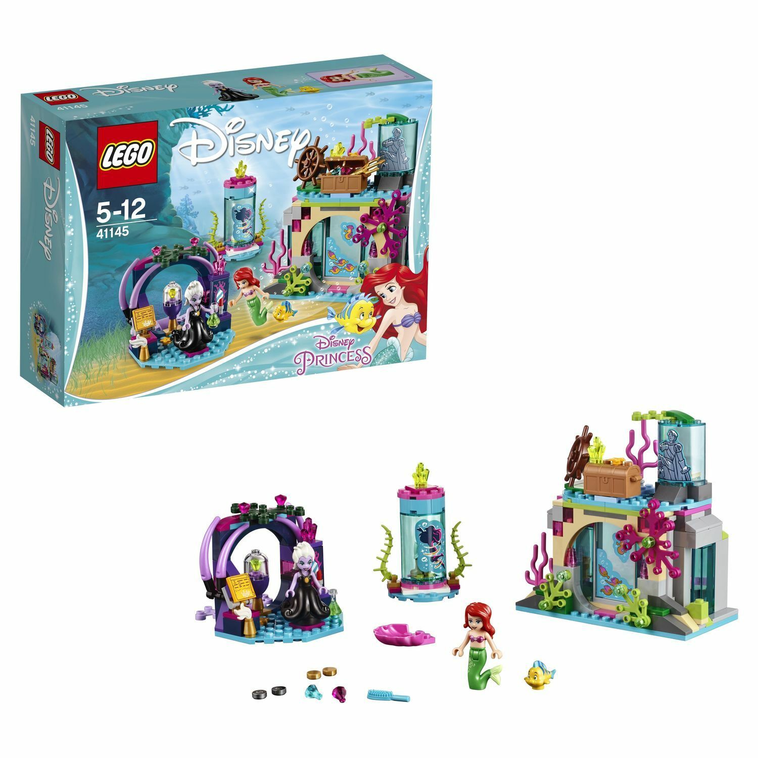 Конструктор LEGO Disney Princess Ариэль и магическое заклятье (41145)  купить по цене 2099 ₽ в интернет-магазине Детский мир