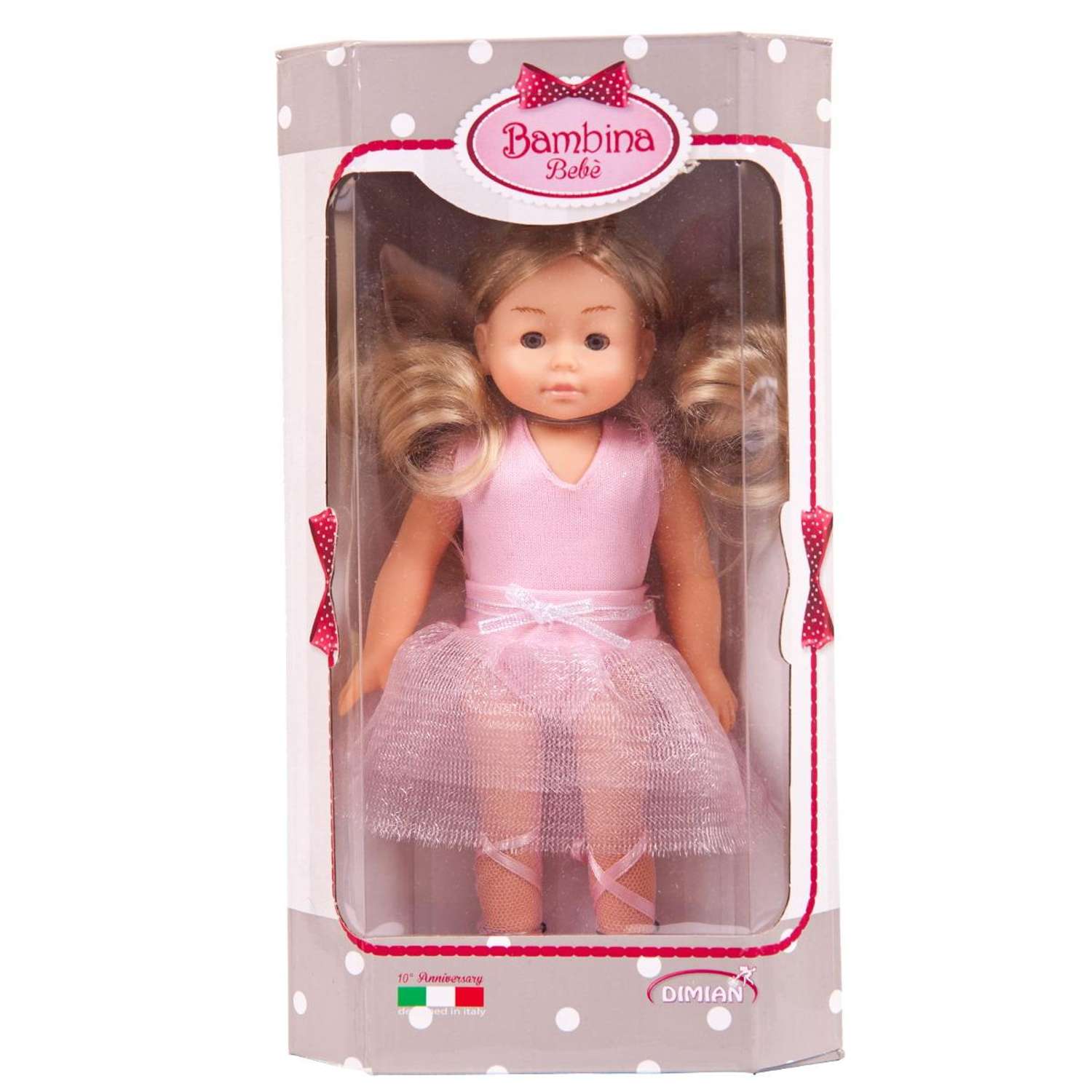 Кукла Bambina Bebe ABTOYS В платье балерины 20 см BD1652-M37/w(1) - фото 2