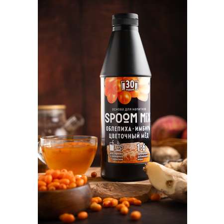 Основа для напитков SPOOM MIX Облепиха имбирь цветочный мёд 1 кг