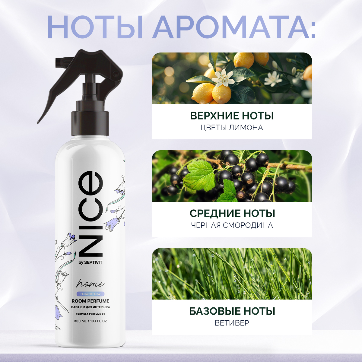 Набор освежителей для дома NICE by Septivit Formula 04 05 06 по 300 мл - фото 4