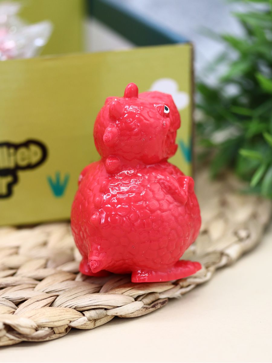 Мялка-антистресс iLikeGift Dino metallic red - фото 4