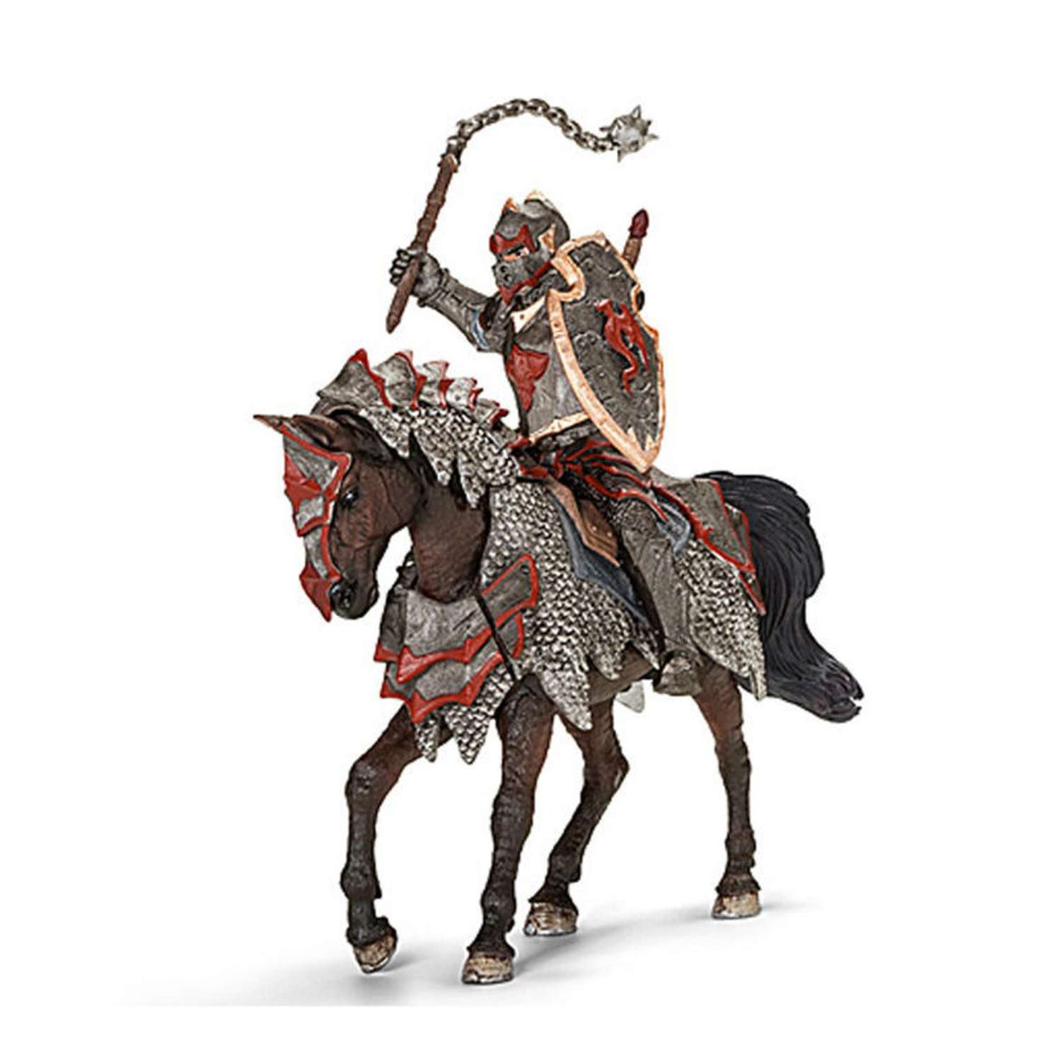 Фигурка SCHLEICH Рыцарь на коне с цепой Орден Дракона - фото 1