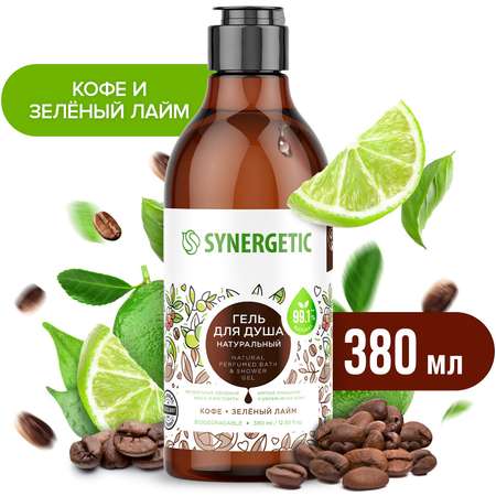 Гель для душа Synergetic Кофе-Зеленый лайм 0.38л