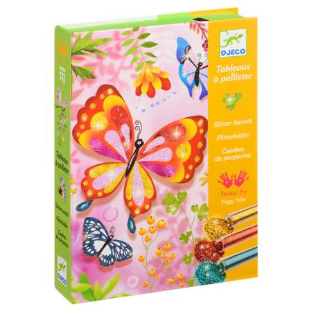 Набор для творчества Djeco Раскраска Блестящие бабочки 09503