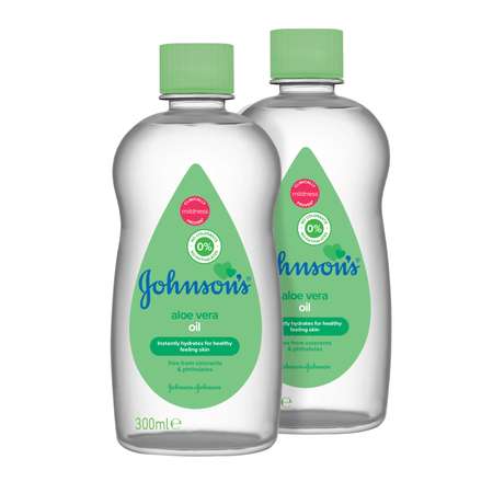 Масло массажное Johnsons с экстрактом алое вера 300 мл х 2шт